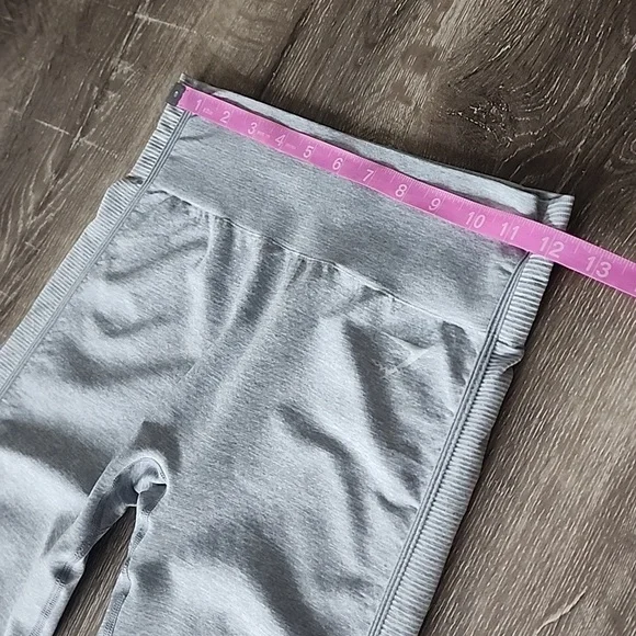 Gymshark Amplify Ombré High Waisted Seamless Leggings Light Gray Ivory White XS - Picture 5 of 12